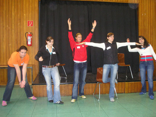 Theaterworkshop mit Berufsschülern